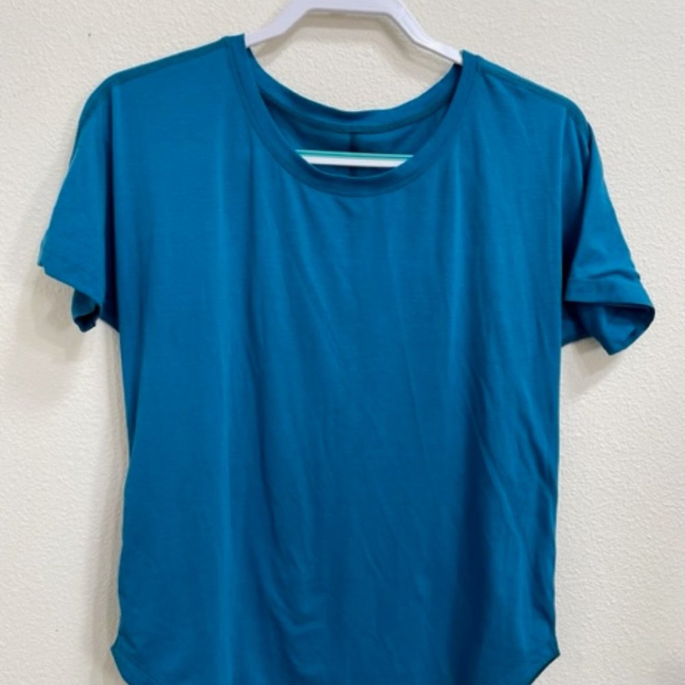 Lucy S shirt Turquoise Short Sleeve Perfect Condition Lightweight packable